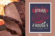 MEAT AND GRILL, a Food Illustration by Soir Creative (Thumbnail 4 of 7)