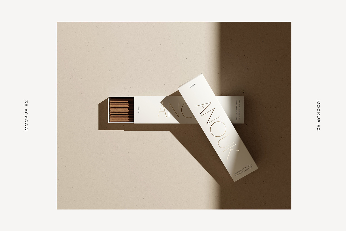 Incense Packaging Mockups – Anouk, a Packaging Mockup by October November (Photo 3 of 10)