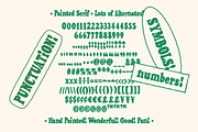 Painted Serif - Hand-lettered Font, a Handwritten Font by Studio Funshop by Kelli (Thumbnail 13 of 15)