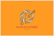 150 Hand Drawn Elements -Christmas-, a Decorative Illustration by Michael Rayback Design (Thumbnail 4 of 4)