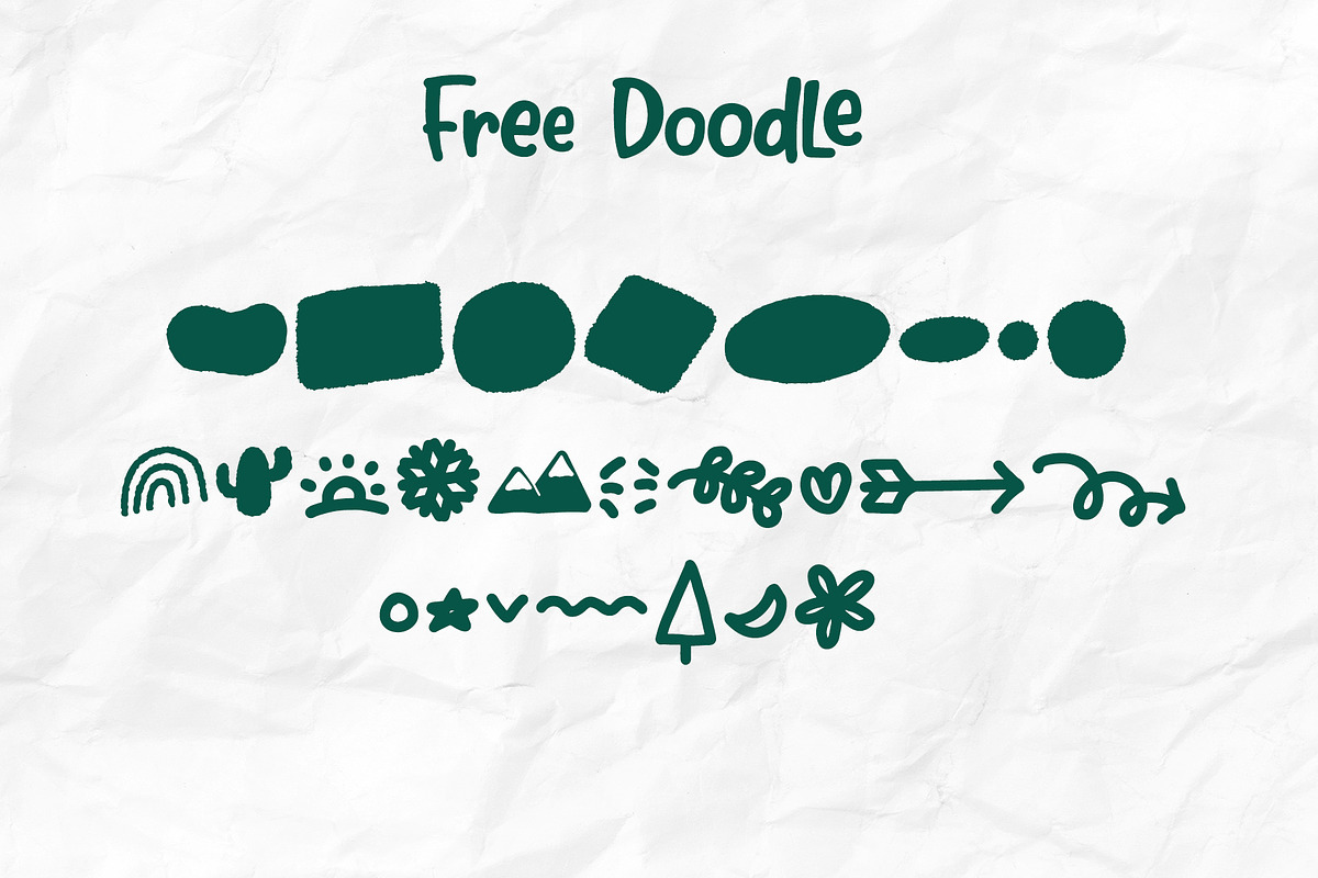 Bubble Mint - Funwritten Font preview 8