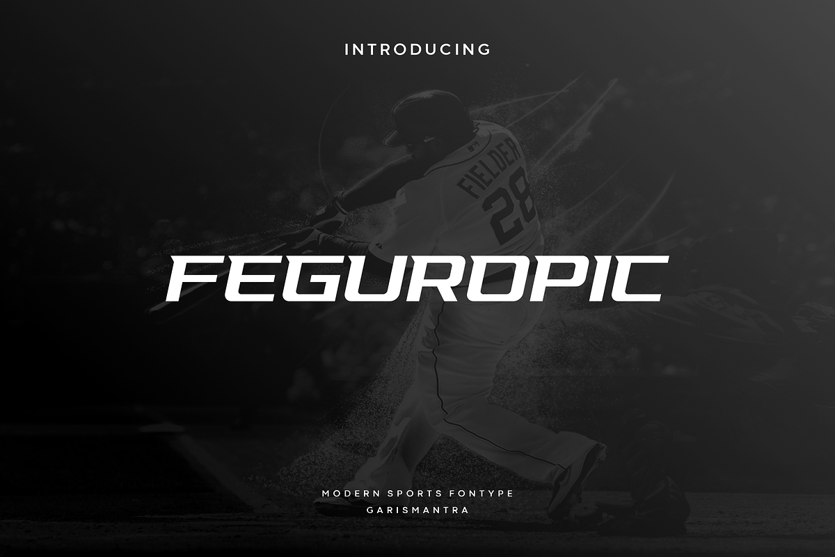 Feguropic, a Font by garismantra (Photo 1 of 4)