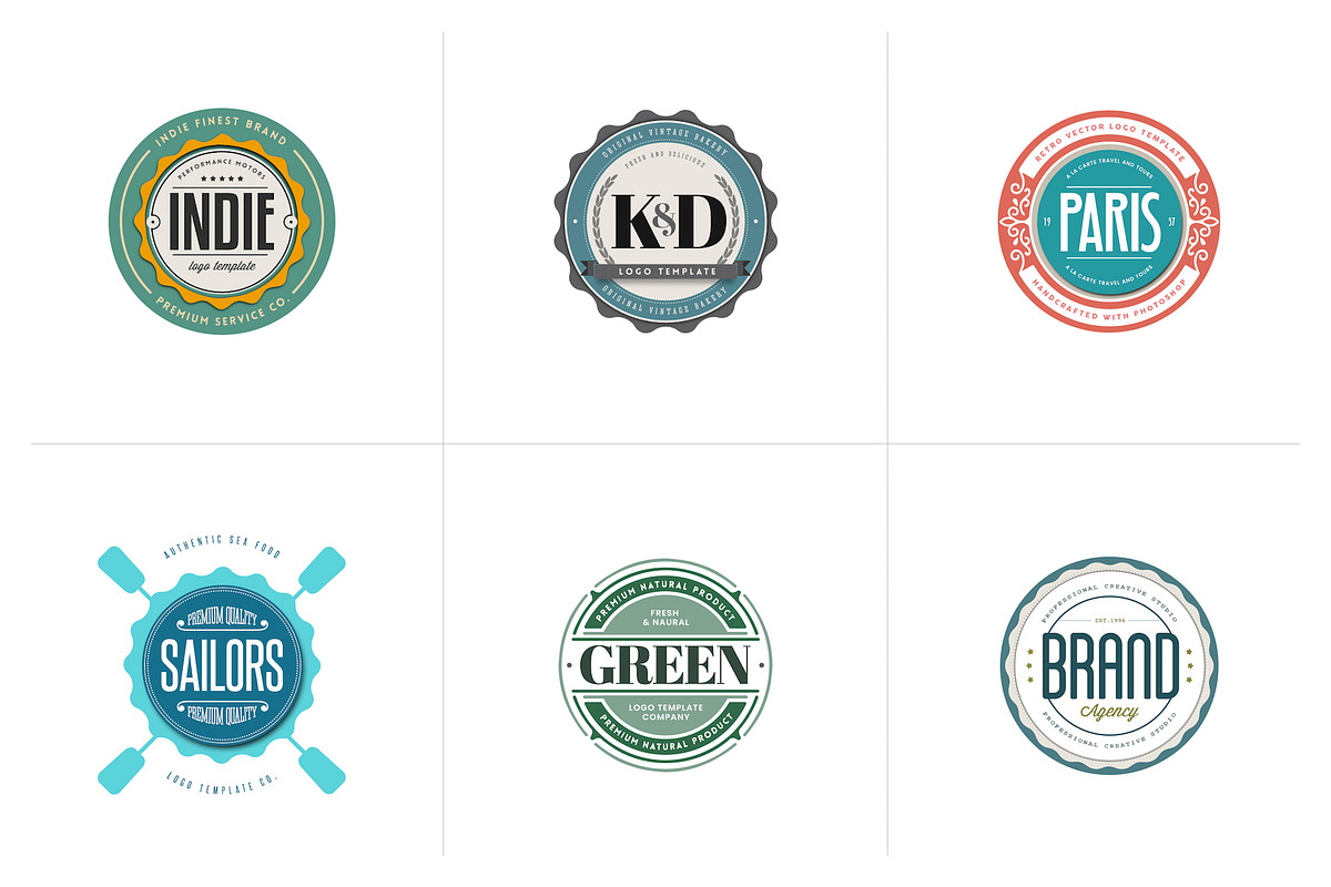 Logo Badge Templates V.01, a Branding & Logo Template by Easybrandz (Photo 3 of 3)