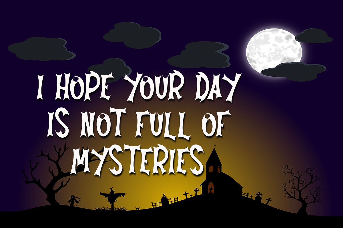 Always Nightmare, a Sans Serif Font by Creative Writting (Photo 2 of 5)