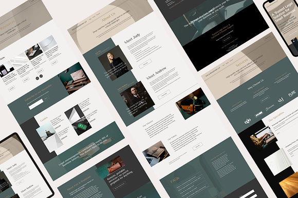 The Kim Squarespace Template for Legal preview 8