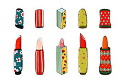 Makeup Collection Colorful Drawing, a Decorative Illustration by Popmarleo Shop (Thumbnail 2 of 3)