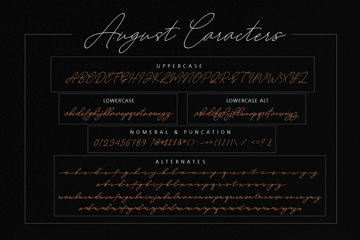 August & Lengking 6 Font Update, a Script Font by Meutuwah (Photo 8 of 15)