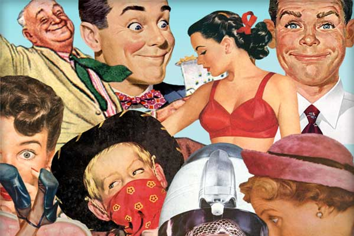 Mid-Century Ad Elements Retro Fun #2, an Object Graphic by ephemoire