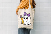 Spooky Teacher Halloween Ghost PNG, an Illustration by Dream Creation (Thumbnail 4 of 5)