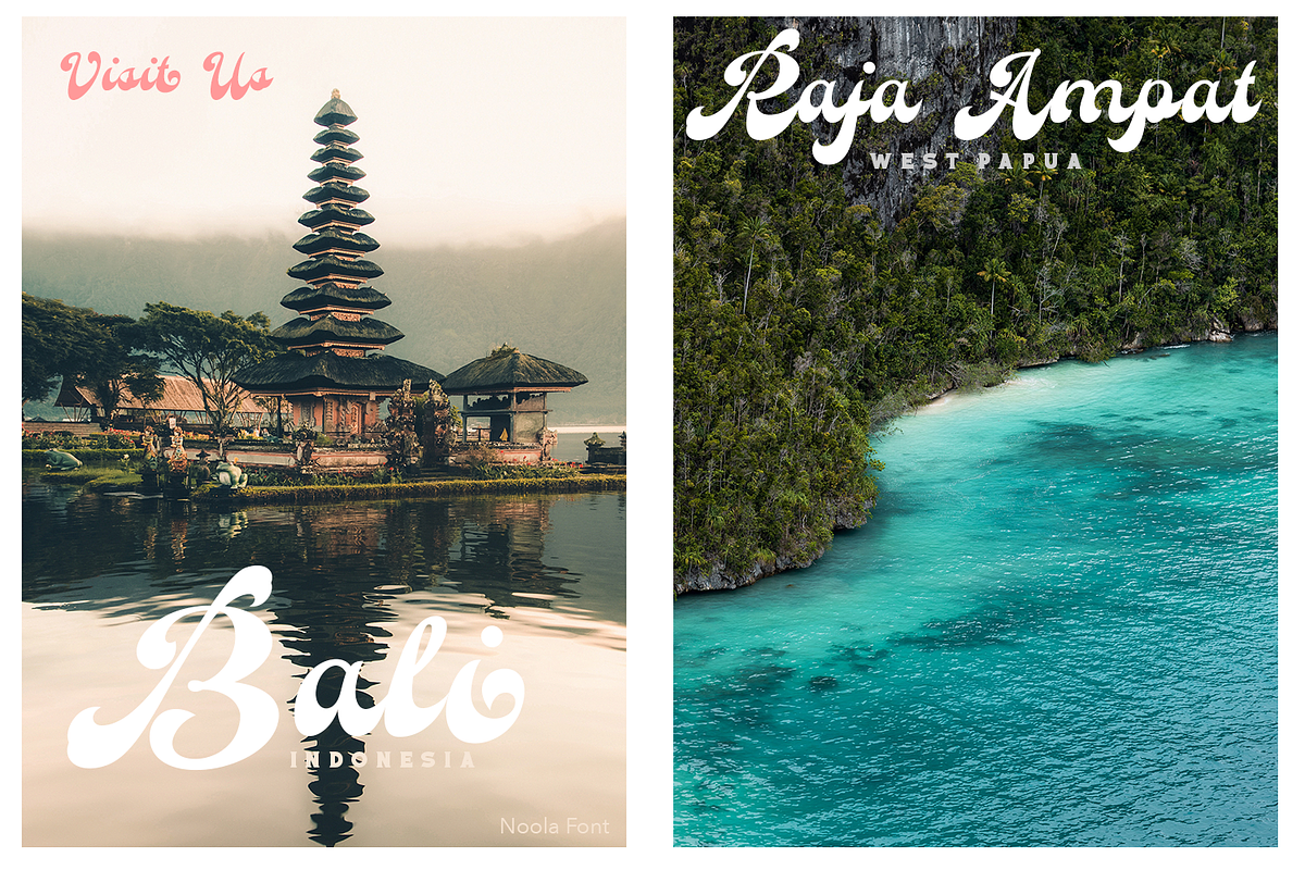 Noola Retro Font, a Script Font by TypeClassHeroes (Photo 14 of 15)