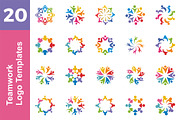 20 Logo Teamwork Templates Bundle, a Branding & Logo Template by Friendesigns (Thumbnail 1 of 21)