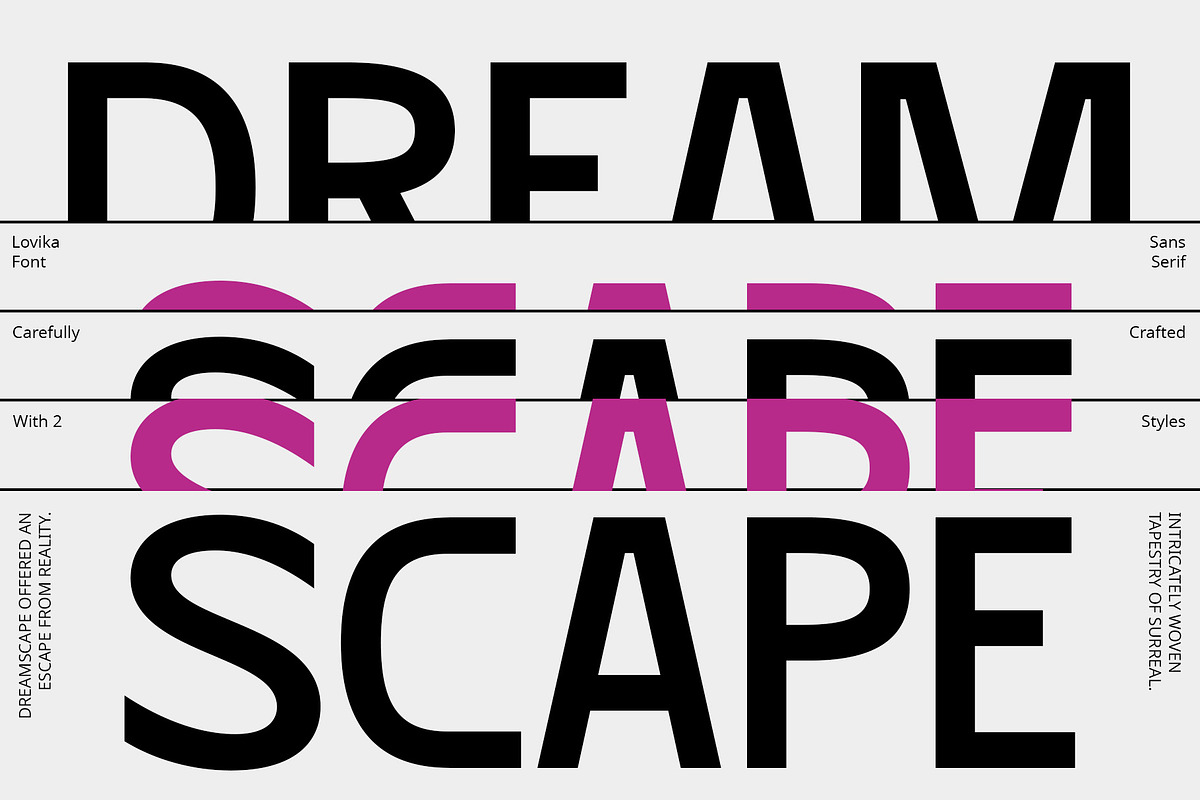 Lovika – Contemporary Font, a Sans Serif Font by Craft Supply Co. (Photo 2 of 8)