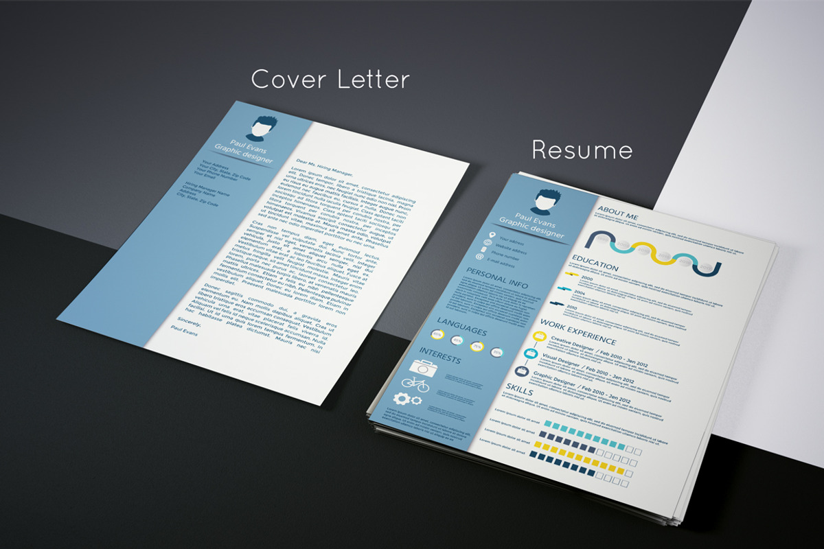 Resume template and Cover letter, a Resume Template by UTM Studio (Photo 2 of 5)