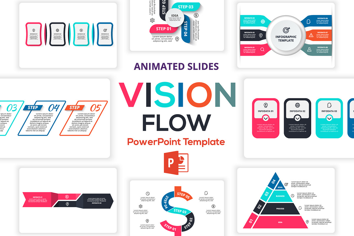 Set Presentation PowerPoint Template, a Presentation Template by Infographics project (Photo 15 of 21)