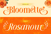 Mowina - Beautiful Floral, a Serif Font by Artisan Themes (Thumbnail 4 of 12)