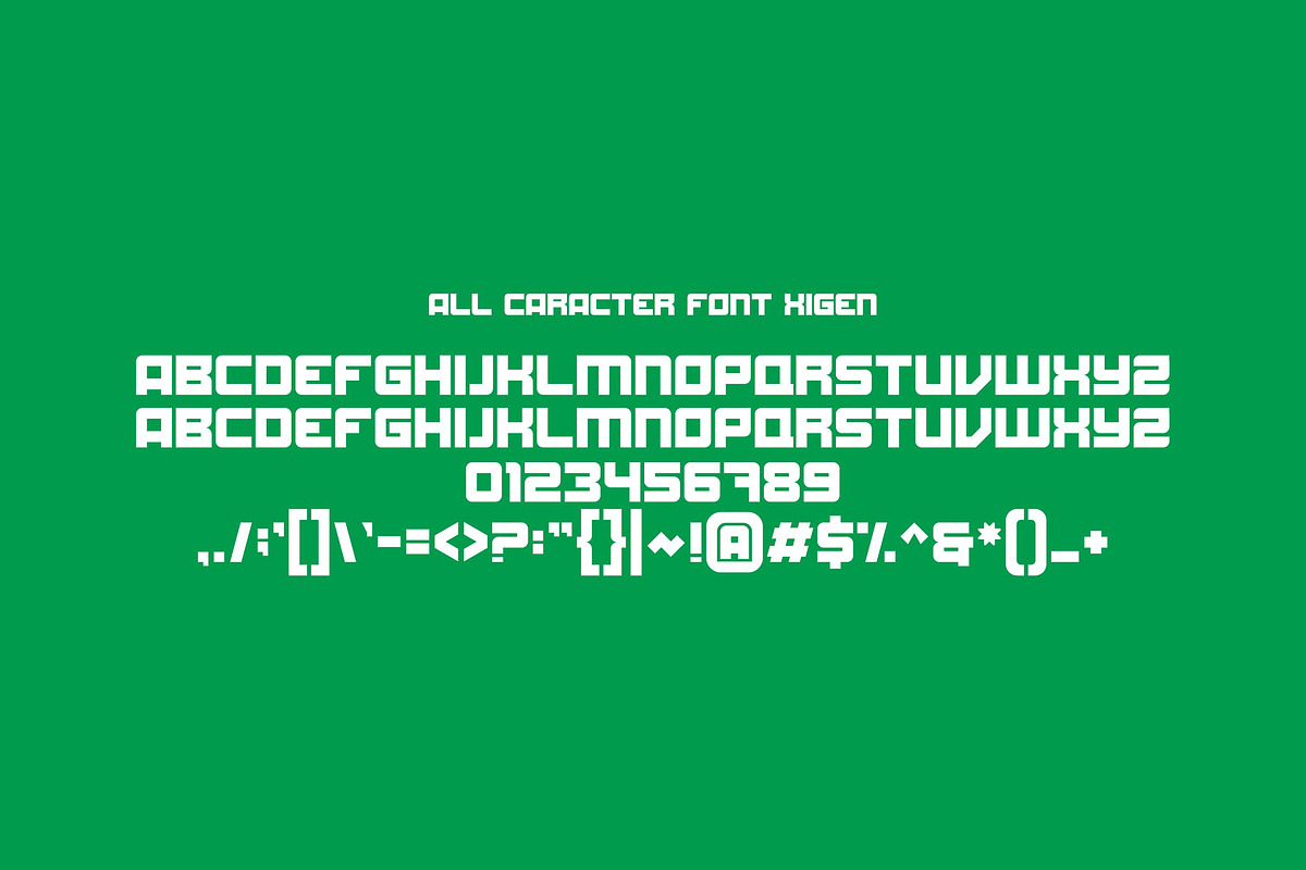 Xigen, a Sans Serif Font by riotama85 (Photo 2 of 5)