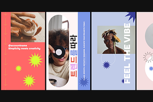 Vertical Social Media Stories, a Design Template by FlashFXbox