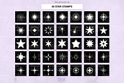 Procreate - Star and Sparkle Brushes, a Brush Add-On by DiBrush Studio (Thumbnail 4 of 6)
