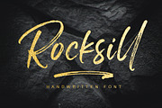 Rocksill, a Script Font by alphArtype (Thumbnail 1 of 12)