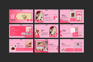 Love Valentine Google Slide Template