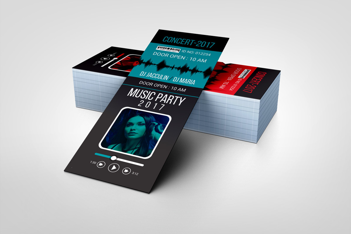 VIP Event Ticket Template, a Card Template by BrandlyTemplate (Photo 3 of 3)