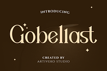 Gobellast Serif Font