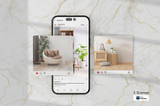 Instagram Post Mockups, an Advertising Mockup by Alhaytar (Thumbnail 1 of 3)