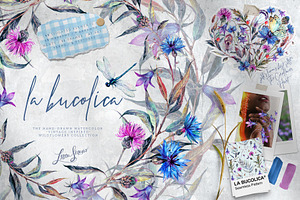 La Bucolica | Meadow Wildflowers Set