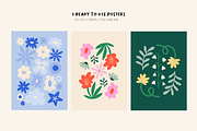 Hand drawn Modern Flowers, a Decorative Illustration by polinestudio (Thumbnail 7 of 8)