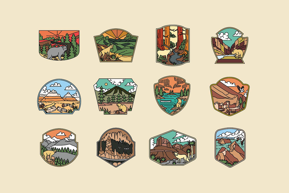 National Park Vol. 02, an Illustration by Skilline Supply Co. (Photo 2 of 11)