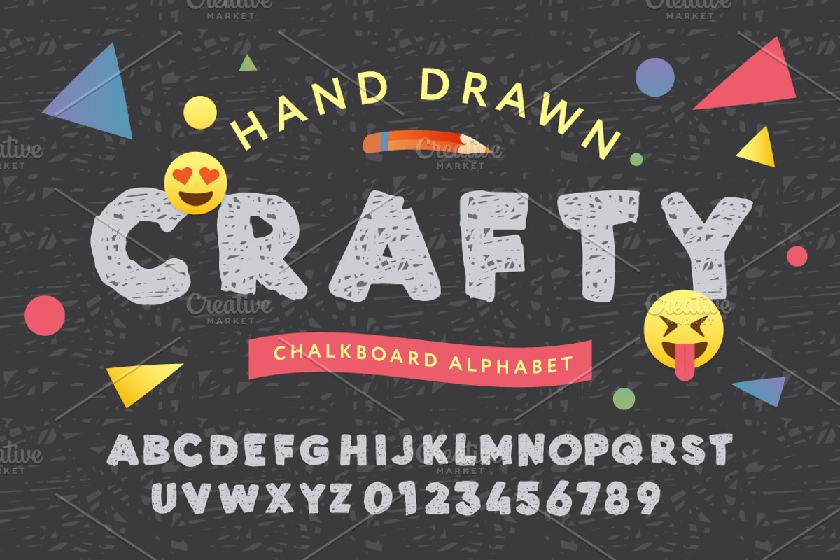 Chalkboard Alphabet