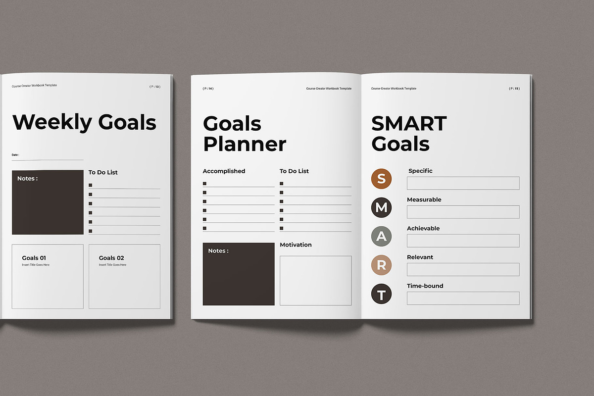 Course Creator Workbook Template, a Magazine Template by Work-Envance (Photo 6 of 12)
