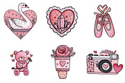 Cute Valentine Clipart, an Illustration by Design Market (Thumbnail 2 of 4)