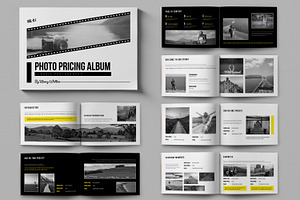 Photo Pricing Album Template Layout, a Magazine Template by ContestDesign