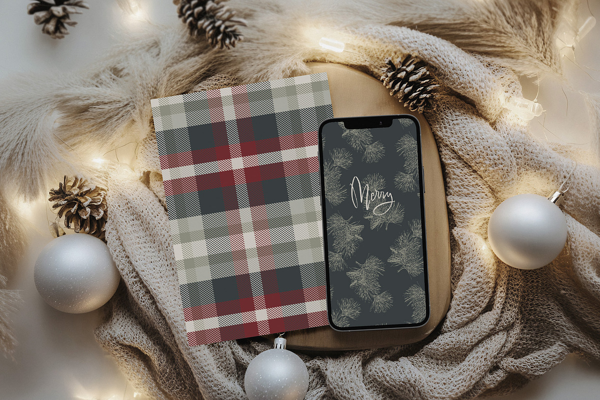 Christmas Duo Patterns vol3, a Pattern Graphic by Bloomart Studio (Photo 2 of 3)
