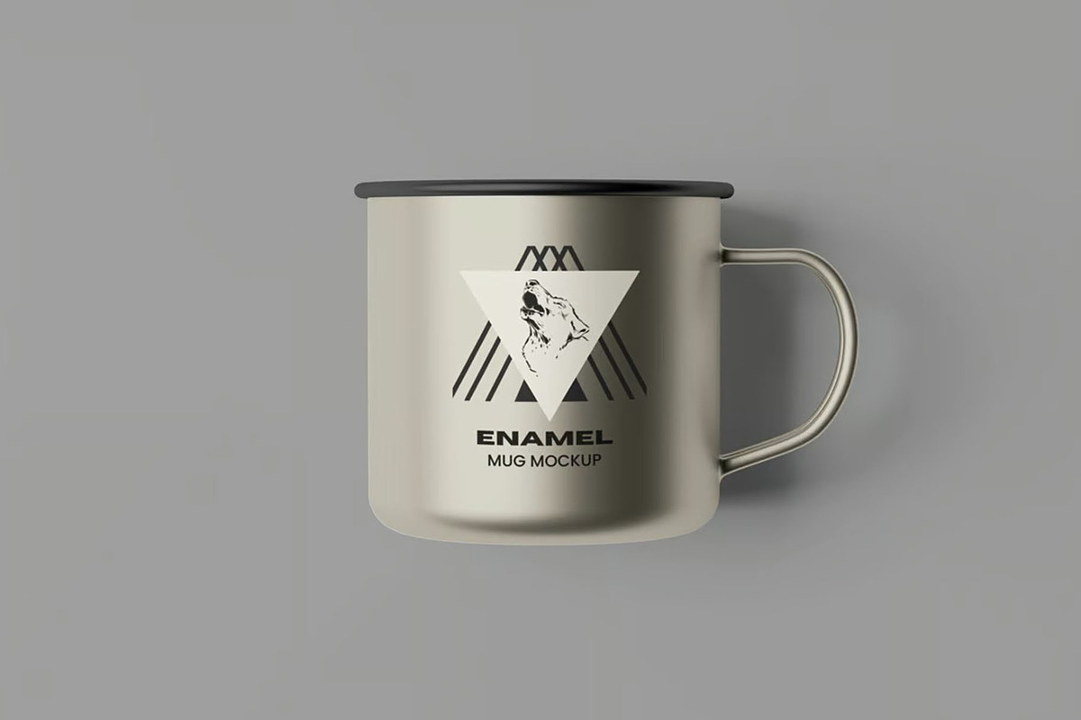 Enamel Mug Mockups, a Cups & Container Mockup by Se٧enStudio (Photo 3 of 4)