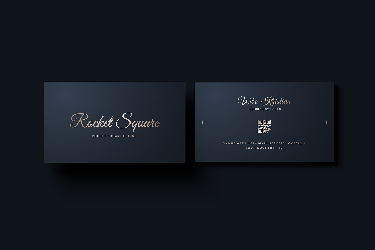 5 in 1 Luxury Business Card, a Business Card Template by Ctrl space studio (Photo 4 of 5)