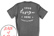 Back Of T-Shirt BC3001 Mockup Bundle, a Shirt Mockup by lock and page (Thumbnail 52 of 88)