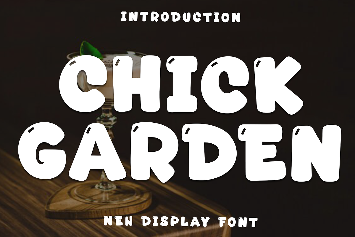 Chick Garden, a Script Font by InermediaSTUDIO (Photo 1 of 8)