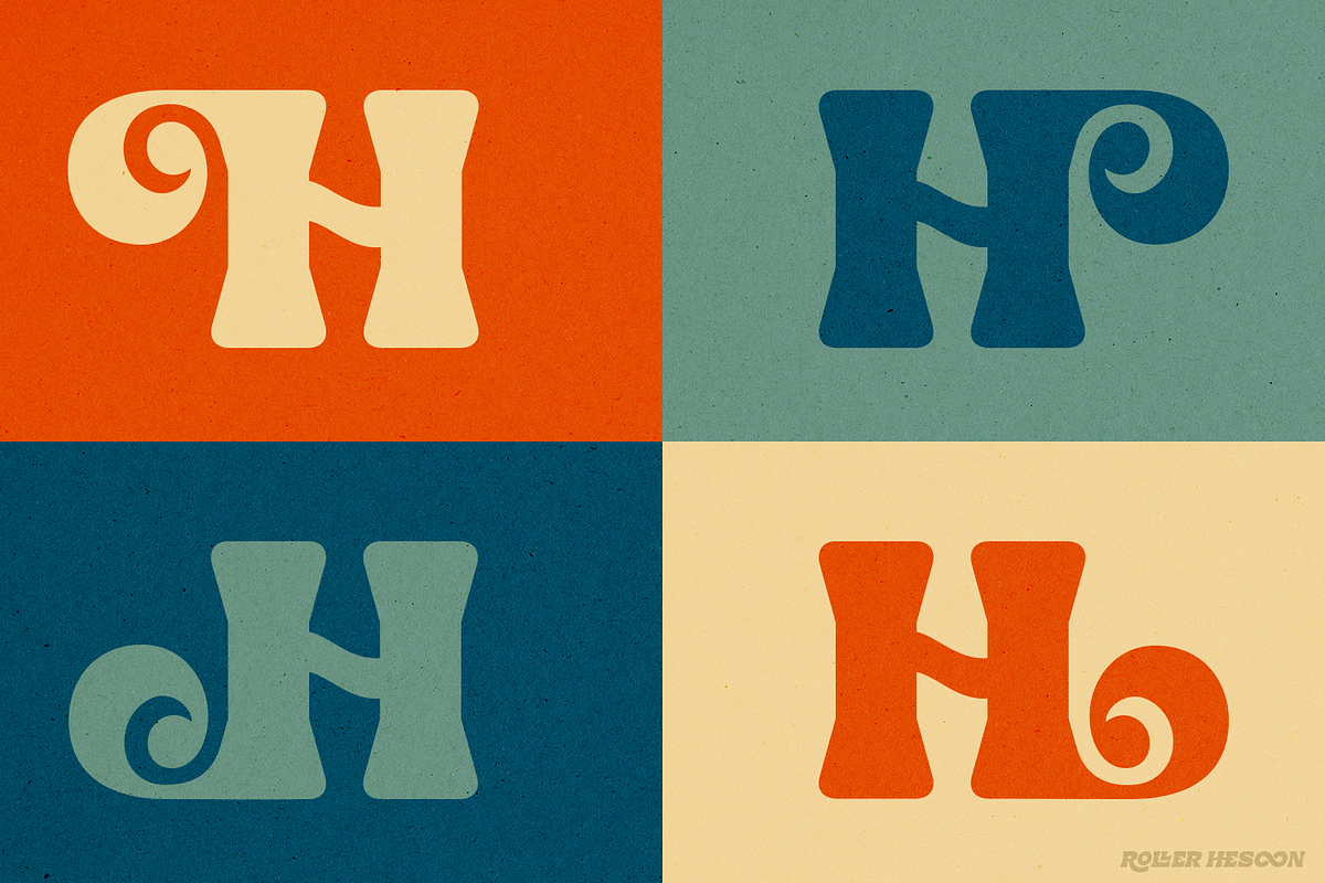 Roller Hesoon - Retro Font, a Font by TypeClassHeroes (Photo 3 of 15)