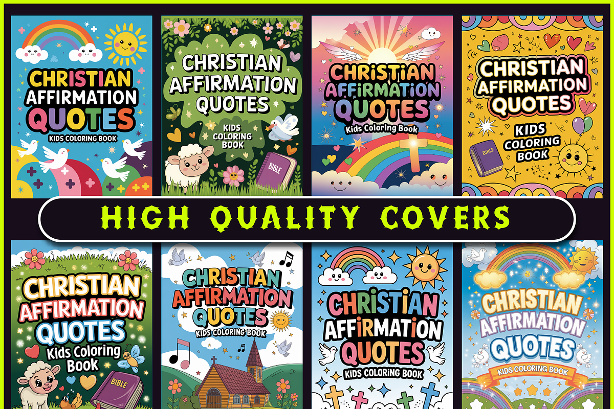 Christian Affirmation Quotes Book, an Education Illustration by Ink Gallery (Photo 3 of 4)