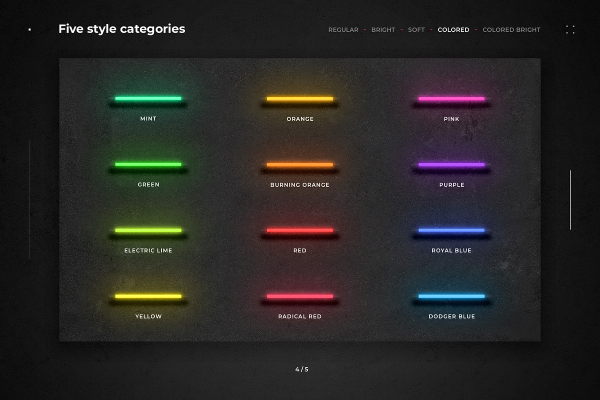 Neon Layer Styles preview 6