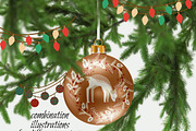 Winter holidays. Christmas pattern, a Pattern Graphic by Lineli (Thumbnail 5 of 15)