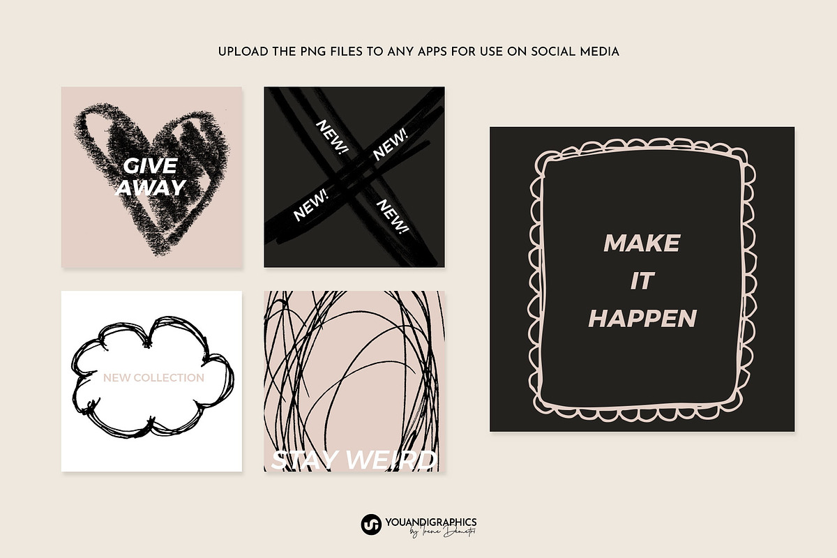 Analog | Hand Drawn Elements Set, a Texture Graphic by Youandigraphics (Photo 6 of 17)