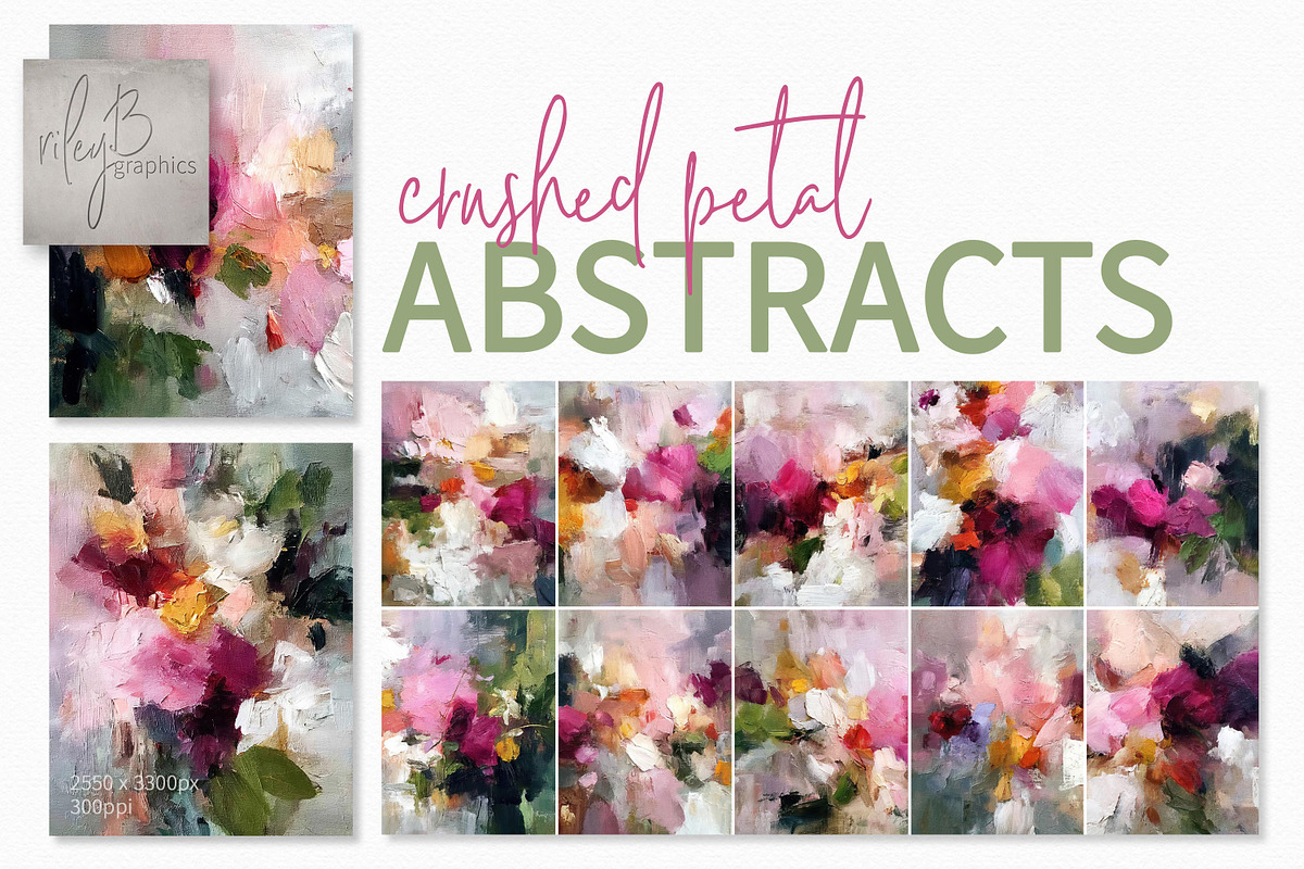 Crushed Petal Abstracts, a Decorative Illustration by rileyBgraphics (Photo 1 of 7)