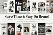 Monochrome Instagram Story Templates, a Social Media Template by Hell Yeah Designs (Thumbnail 6 of 10)