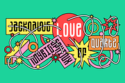 SK One Block, a Sans Serif Font by Salih Kizilkaya (Thumbnail 7 of 9)