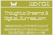 Sub Conscious font, a Font by weknow (Thumbnail 5 of 8)