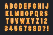 Retro show alphabet design, an Object Graphic by RevelStockart (Thumbnail 8 of 12)