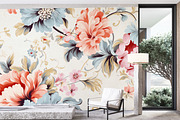 Baroque seamless hand drawn flowers, a Wallpaper Graphic by Muzi pear studio (Thumbnail 12 of 12)